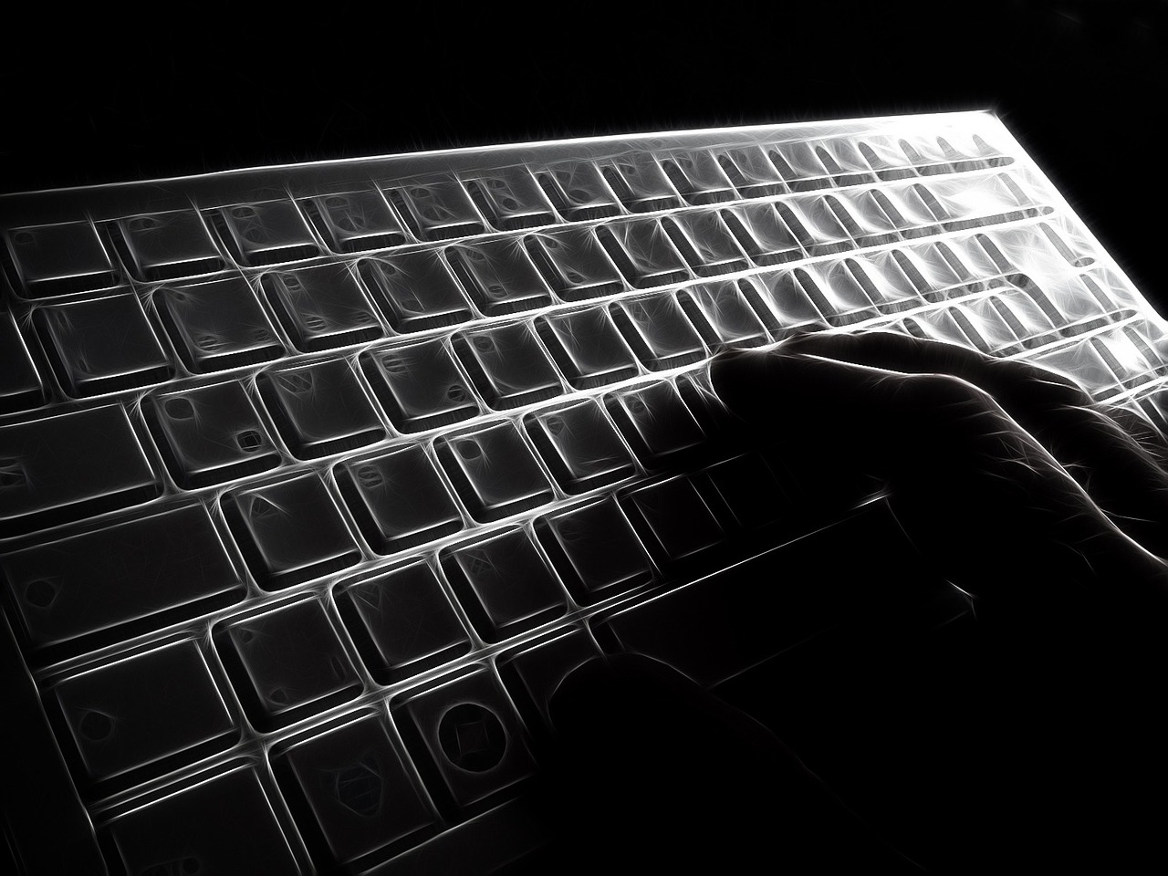 keyboard, letters, computer